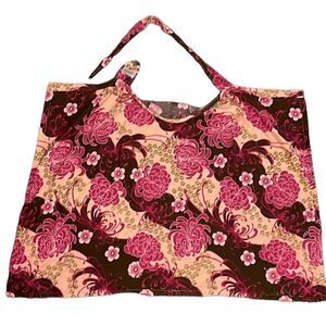 Bebe au Lait Nursing Cover, pink/brown/green